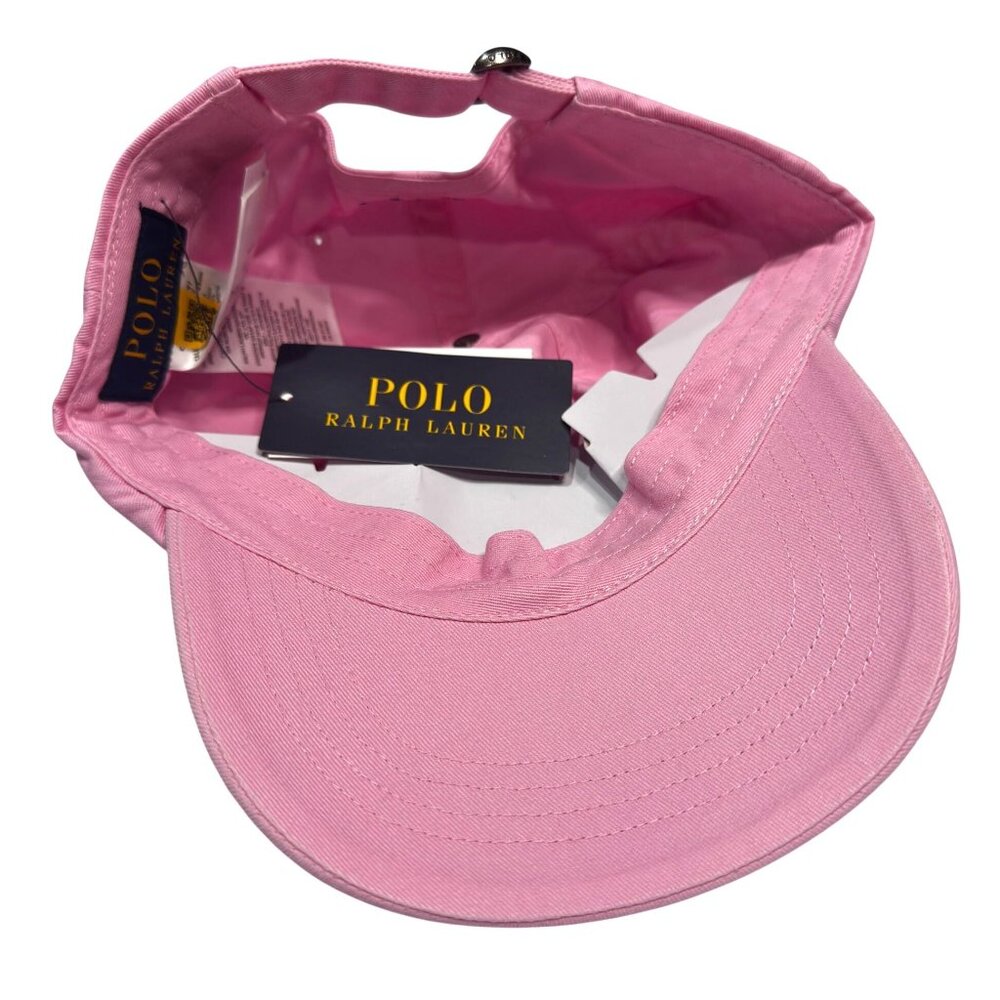 NWT Polo Ralph Lauren Twill Classic Sport Cap Womens One Size MSRP $55.00 - Picture 4 of 6